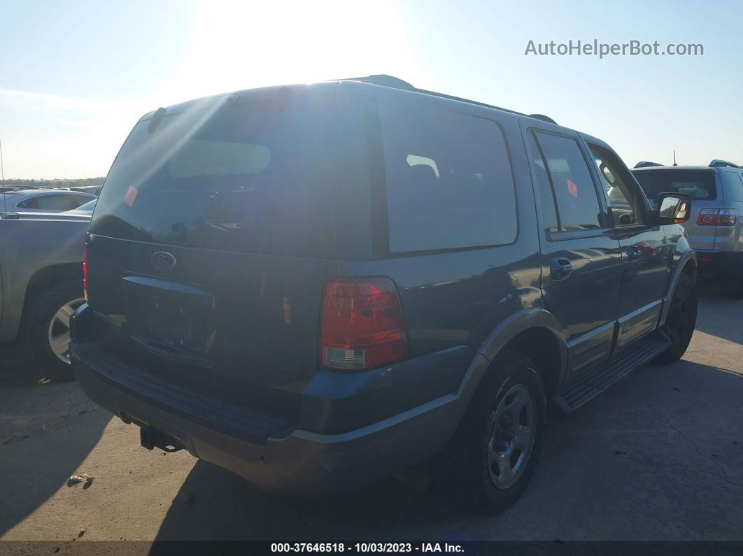 2003 Ford Expedition Eddie Bauer Blue vin: 1FMRU17L03LA53524