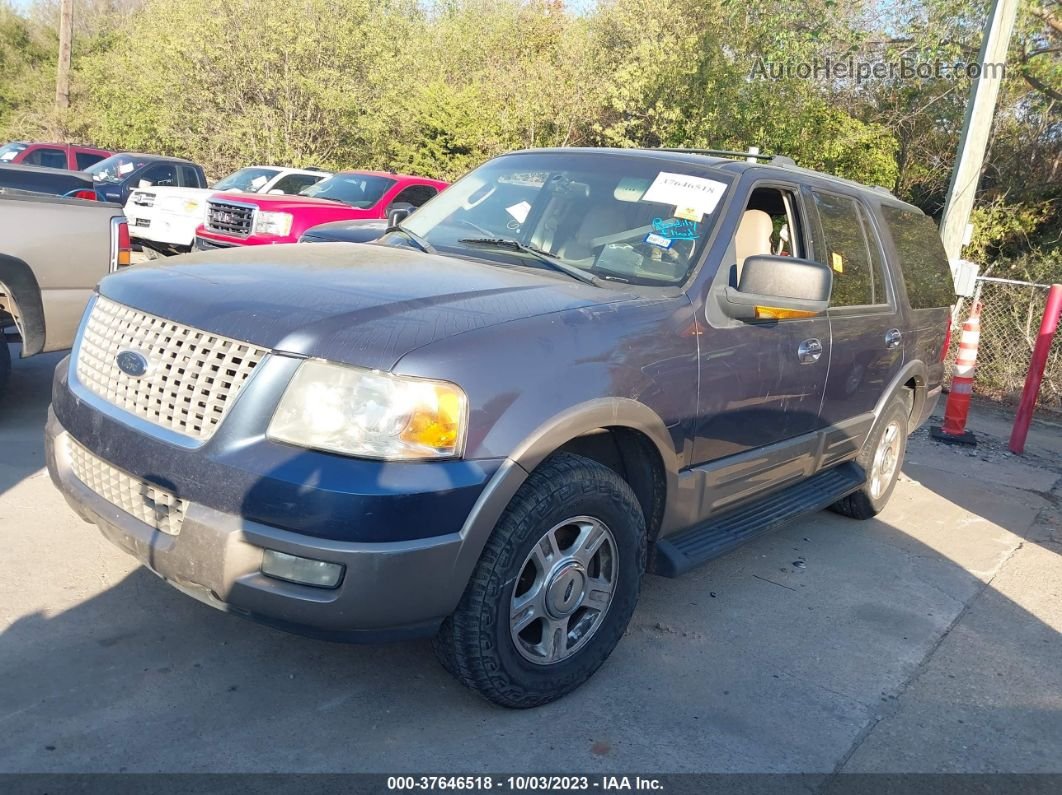 2003 Ford Expedition Eddie Bauer Blue vin: 1FMRU17L03LA53524