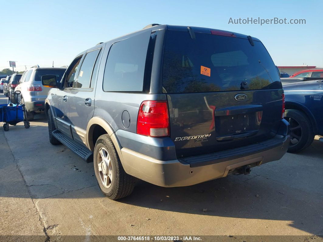 2003 Ford Expedition Eddie Bauer Blue vin: 1FMRU17L03LA53524