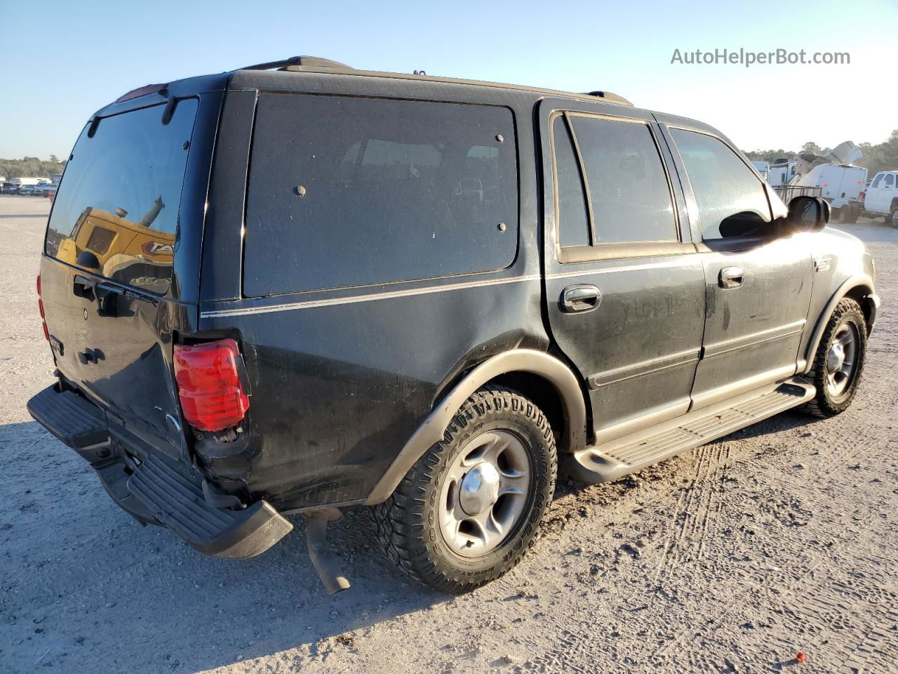 2001 Ford Expedition Eddie Bauer Black vin: 1FMRU17L11LA00683