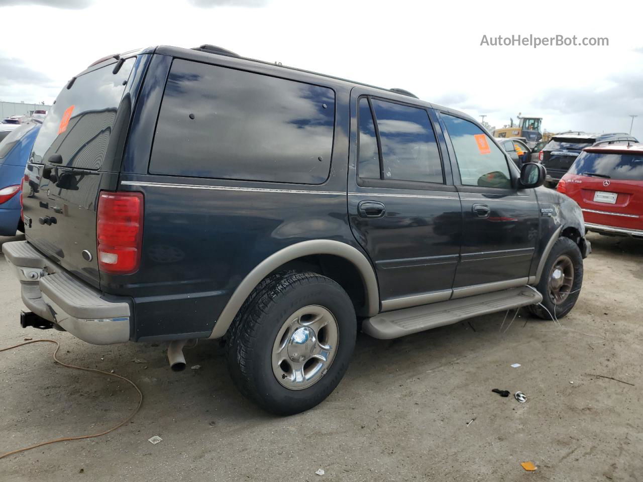 2001 Ford Expedition Eddie Bauer Black vin: 1FMRU17L11LB01903