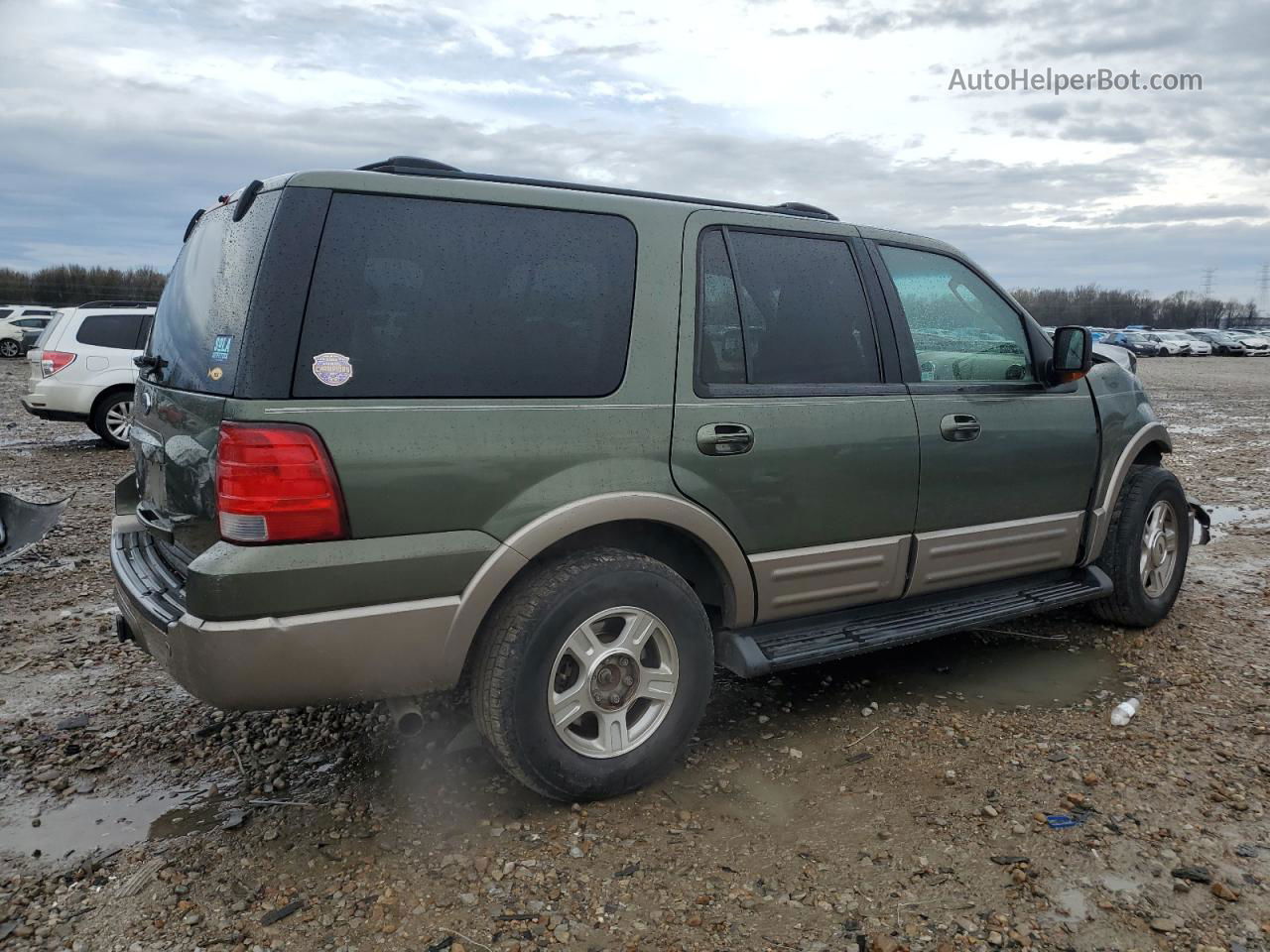 2003 Ford Expedition Eddie Bauer Зеленый vin: 1FMRU17L13LA32343