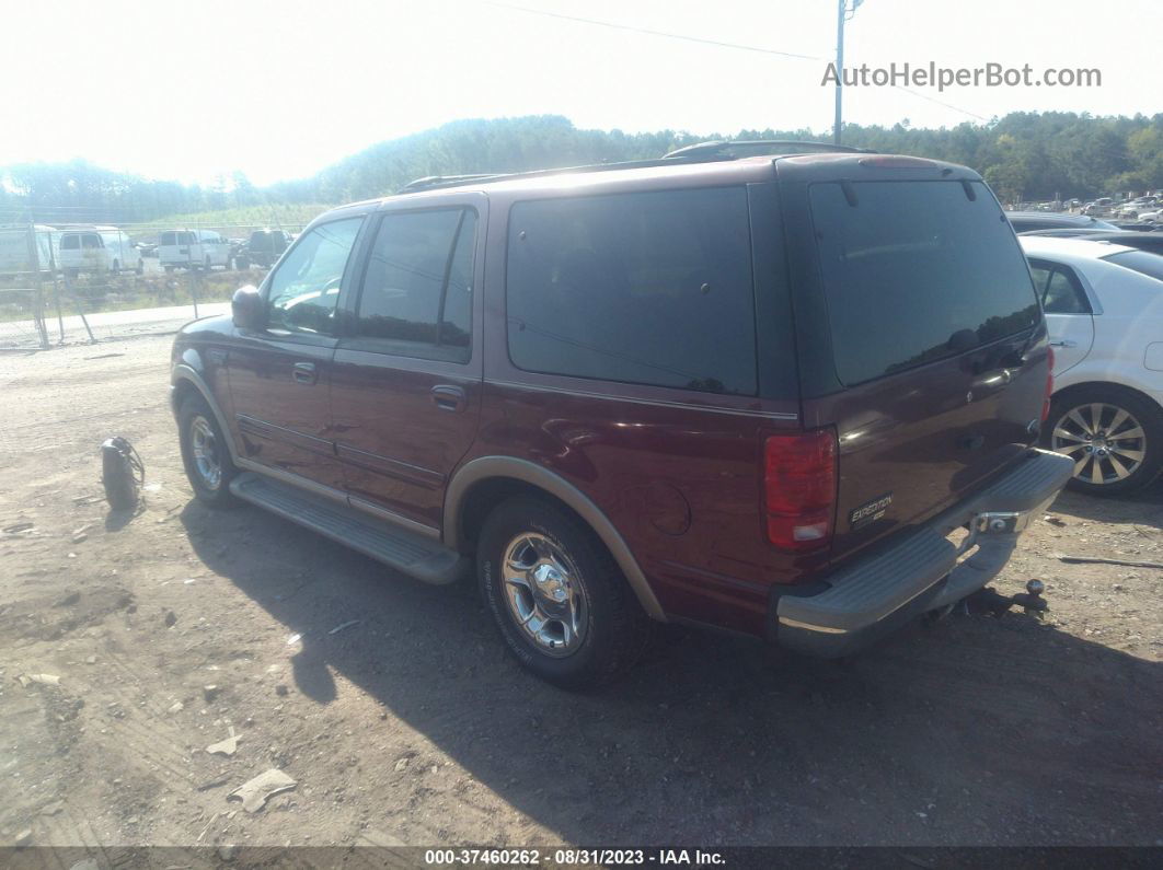 2000 Ford Expedition Eddie Bauer Burgundy vin: 1FMRU17L1YLA58335