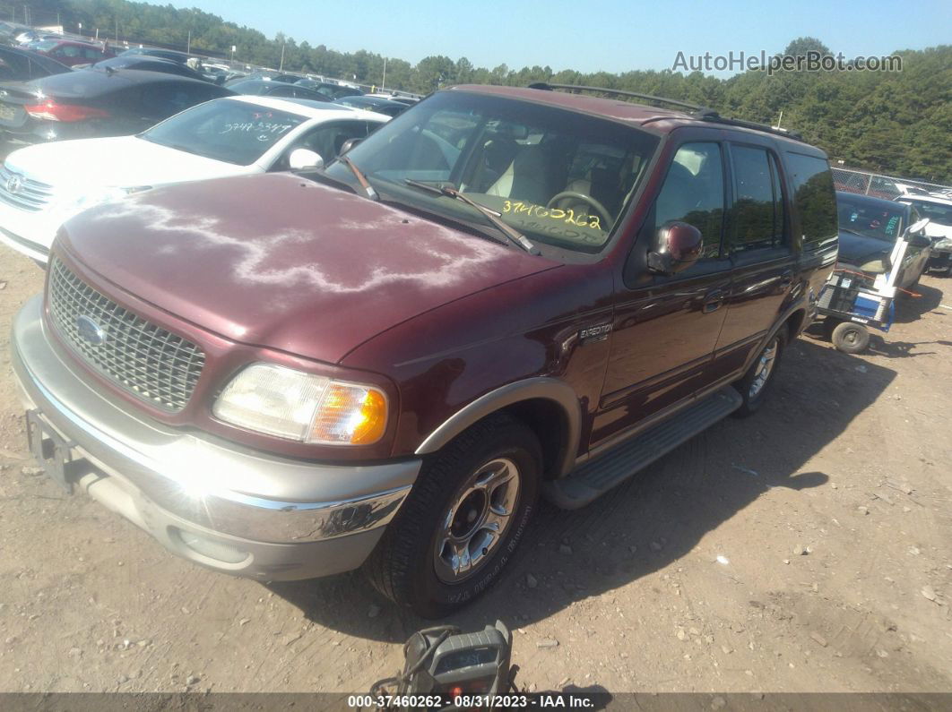 2000 Ford Expedition Eddie Bauer Burgundy vin: 1FMRU17L1YLA58335