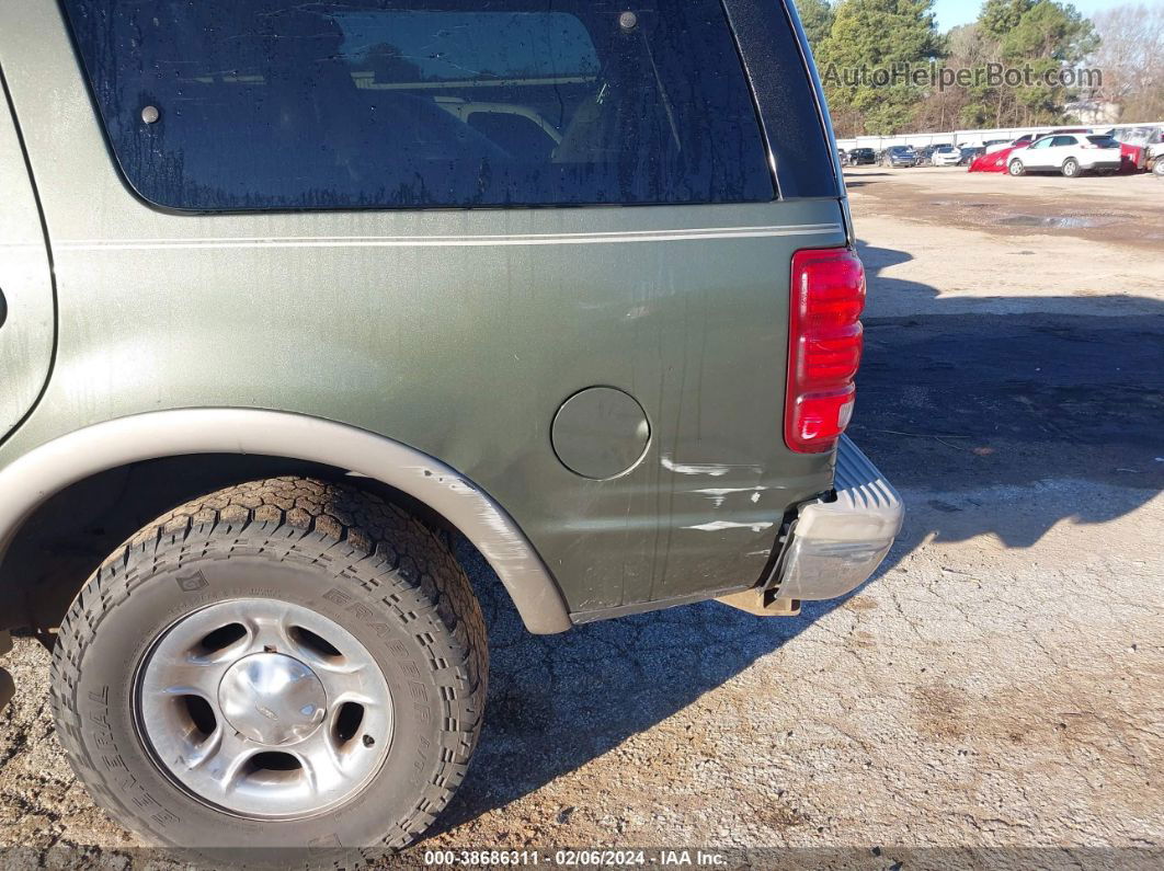 2000 Ford Expedition Eddie Bauer Green vin: 1FMRU17L1YLB05721