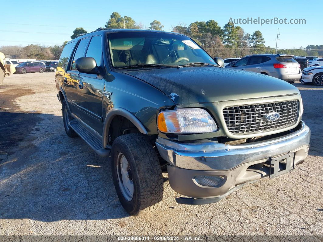 2000 Ford Expedition Eddie Bauer Green vin: 1FMRU17L1YLB05721