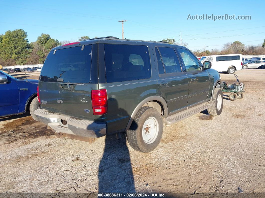 2000 Ford Expedition Eddie Bauer Green vin: 1FMRU17L1YLB05721