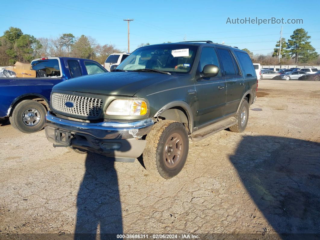 2000 Ford Expedition Eddie Bauer Green vin: 1FMRU17L1YLB05721