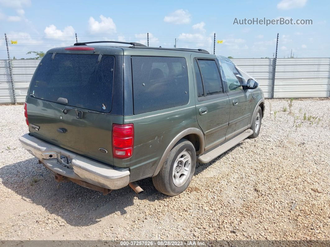 2001 Ford Expedition Eddie Bauer Green vin: 1FMRU17L21LA97005