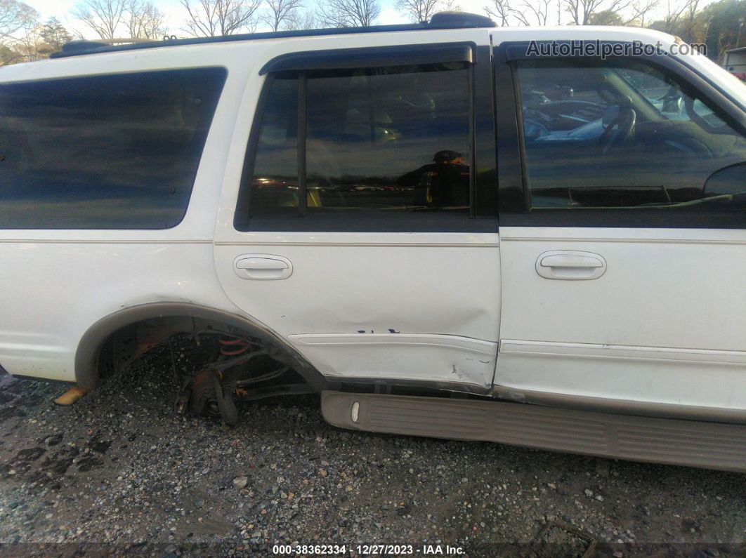 2000 Ford Expedition Eddie Bauer White vin: 1FMRU17L2YLA61681