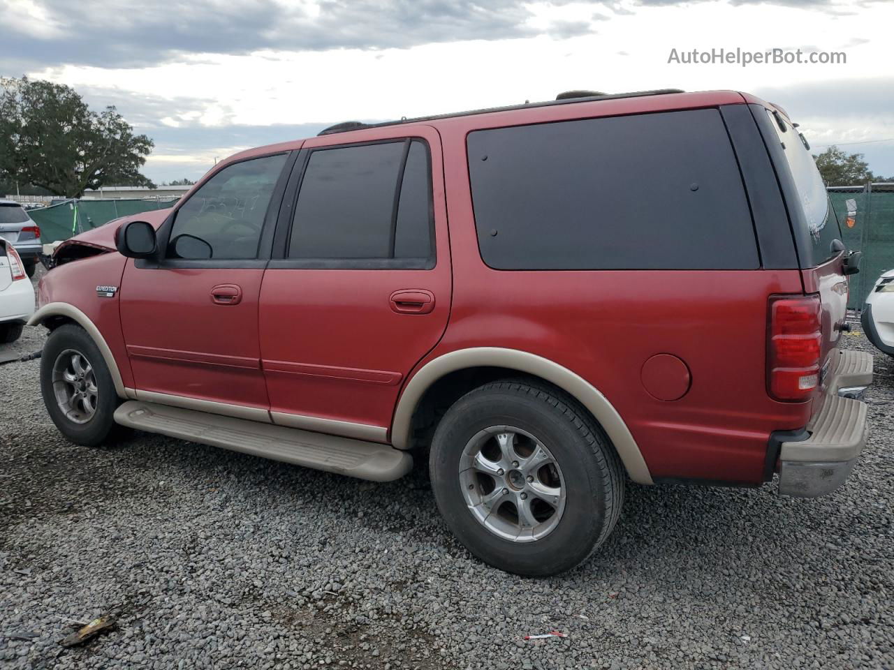 2000 Ford Expedition Eddie Bauer Red vin: 1FMRU17L2YLA93790