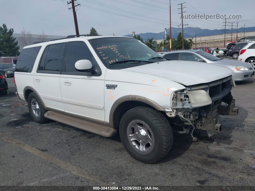 2000 Ford Expedition Eddie Bauer White vin: 1FMRU17L3YLA78151