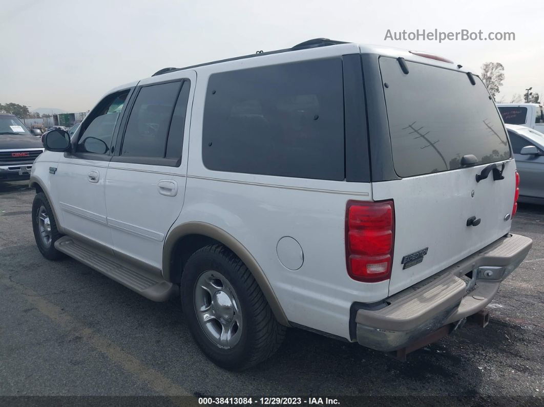 2000 Ford Expedition Eddie Bauer White vin: 1FMRU17L3YLA78151