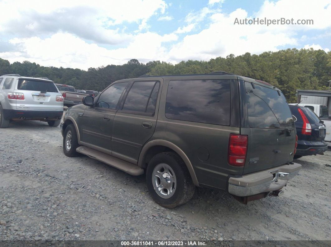 2000 Ford Expedition Eddie Bauer Green vin: 1FMRU17L3YLC20627