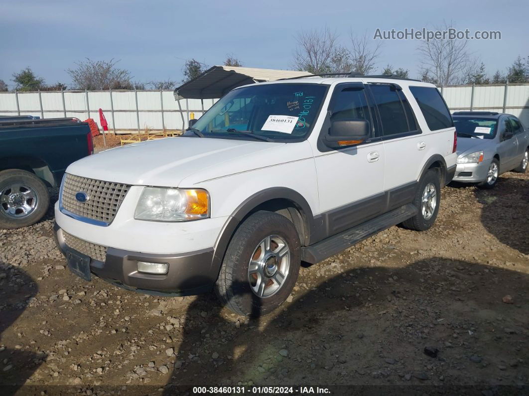 2003 Ford Expedition Eddie Bauer White vin: 1FMRU17L43LA41280