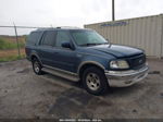 2000 Ford Expedition Eddie Bauer Blue vin: 1FMRU17L4YLA29797