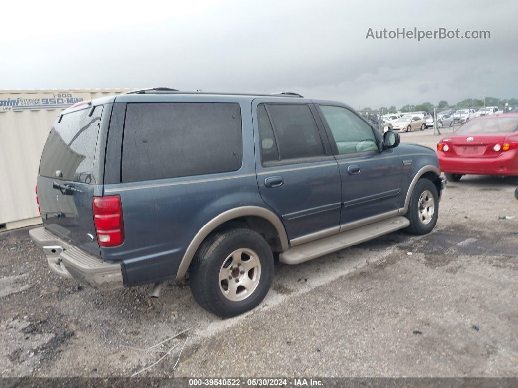 2000 Ford Expedition Eddie Bauer Blue vin: 1FMRU17L4YLA29797