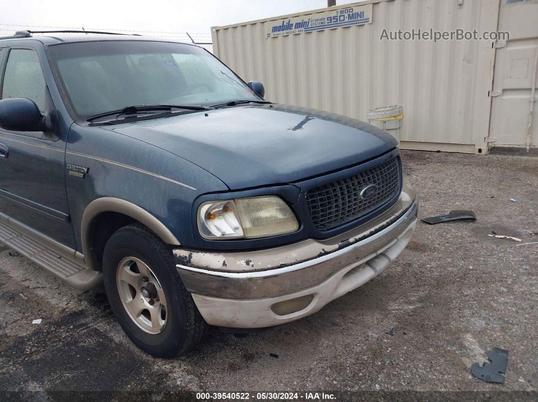 2000 Ford Expedition Eddie Bauer Blue vin: 1FMRU17L4YLA29797