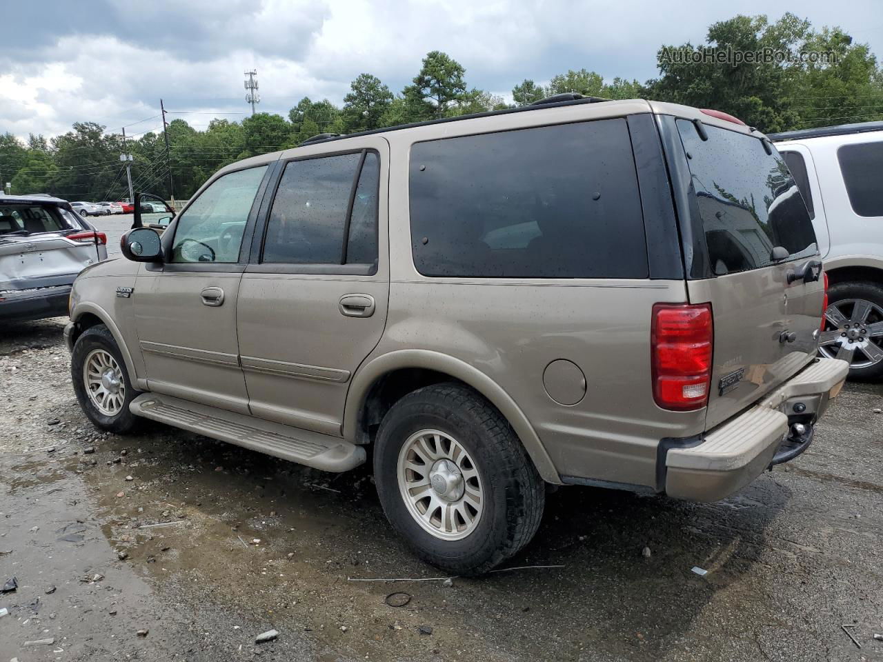 2001 Ford Expedition Eddie Bauer Желто-коричневый vin: 1FMRU17L61LB57027