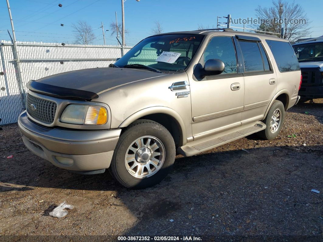 2001 Ford Expedition Eddie Bauer Tan vin: 1FMRU17L61LB66357