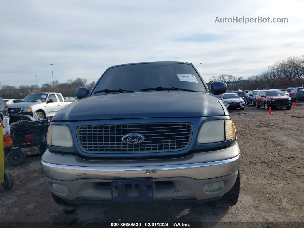 2001 Ford Expedition Eddie Bauer Blue vin: 1FMRU17L71LA16659