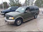 2001 Ford Expedition Eddie Bauer Green vin: 1FMRU17L71LA74089