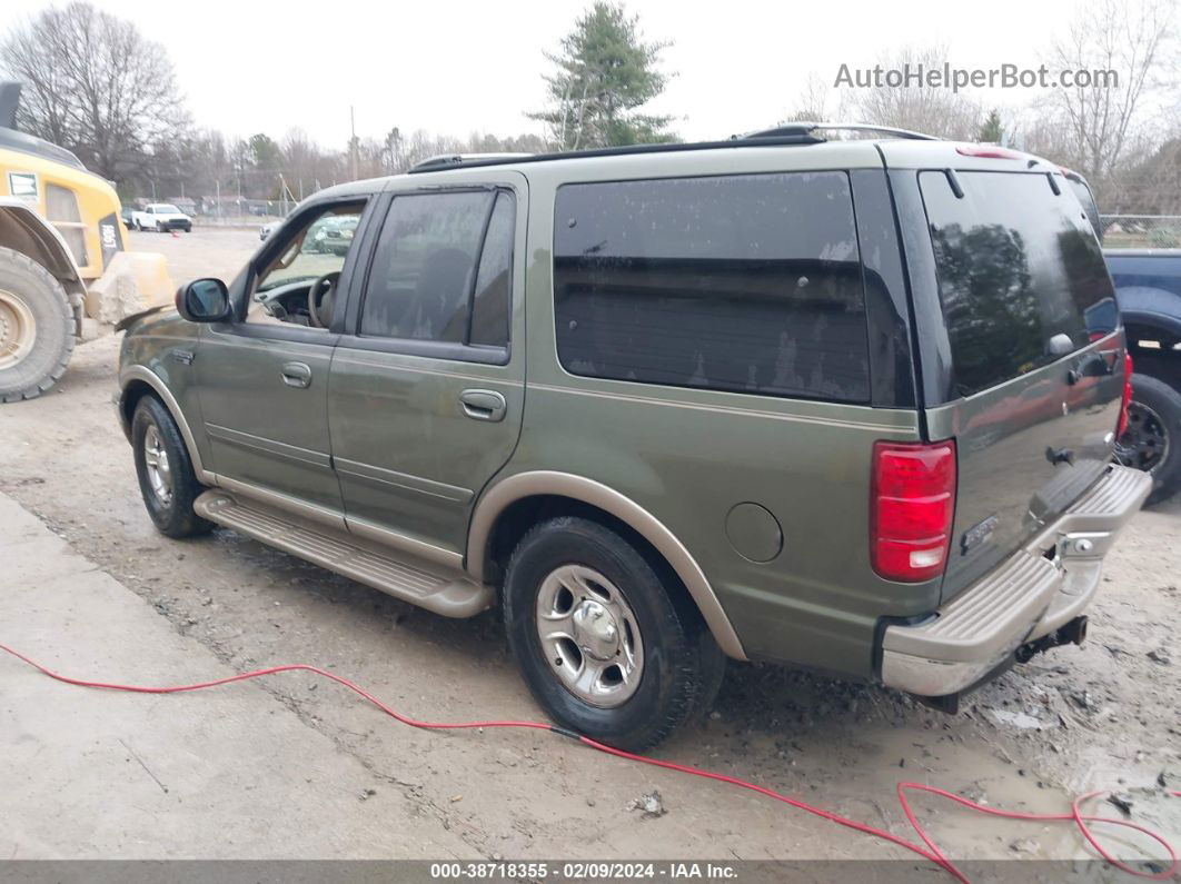 2001 Ford Expedition Eddie Bauer Green vin: 1FMRU17L71LA74089