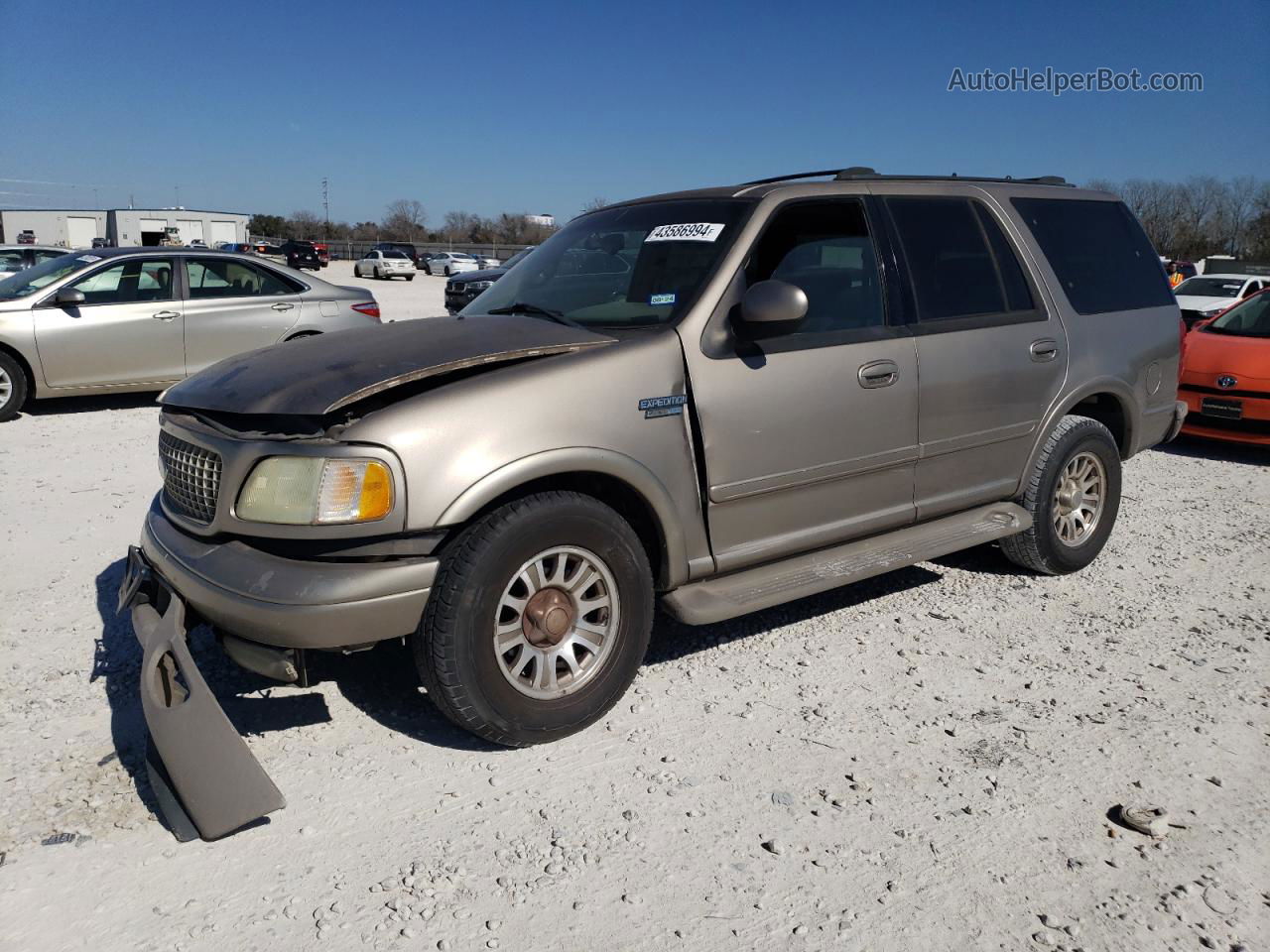 2001 Ford Expedition Eddie Bauer Gold vin: 1FMRU17L71LB84205