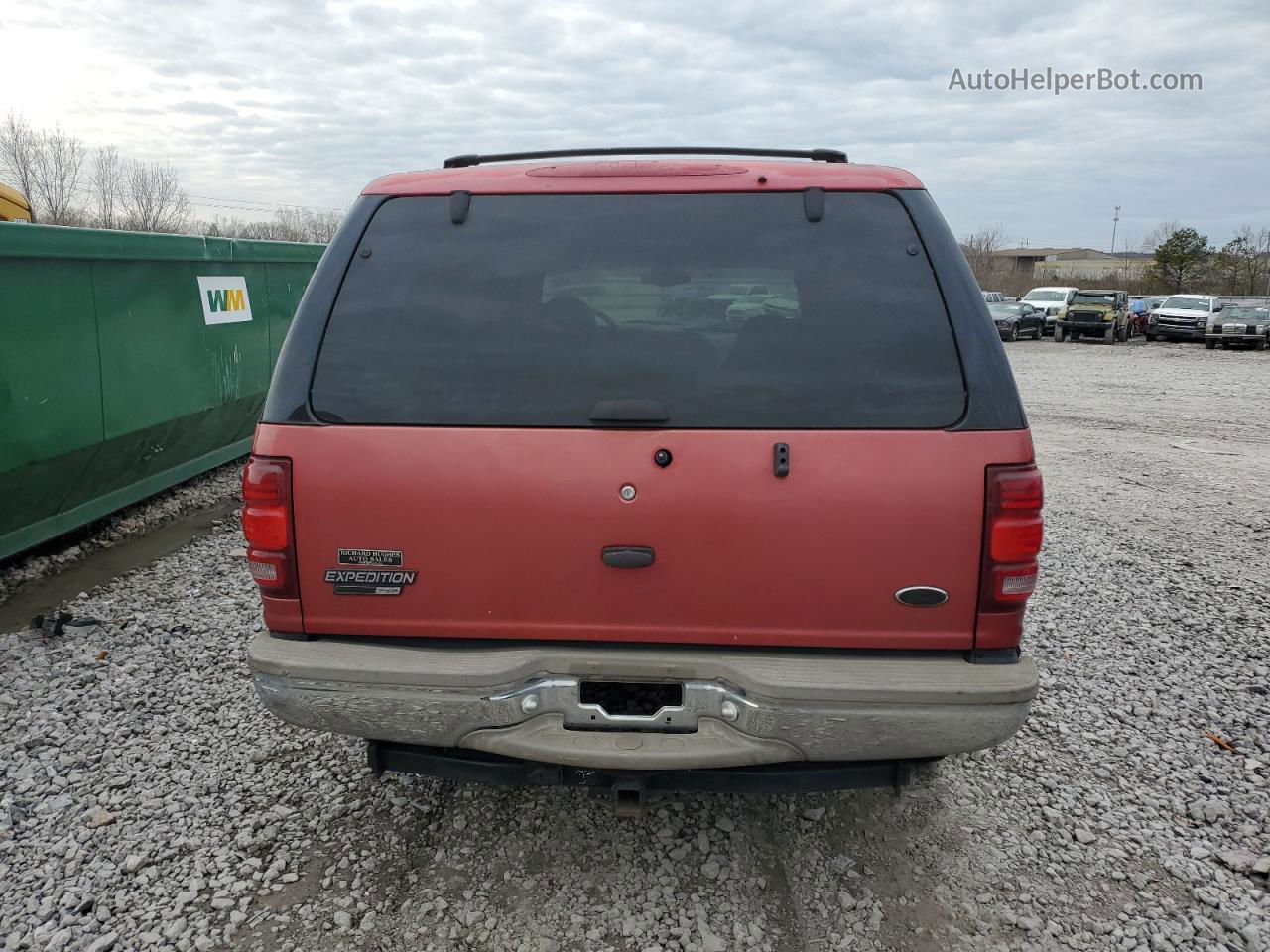 2000 Ford Expedition Eddie Bauer Красный vin: 1FMRU17L7YLA46819