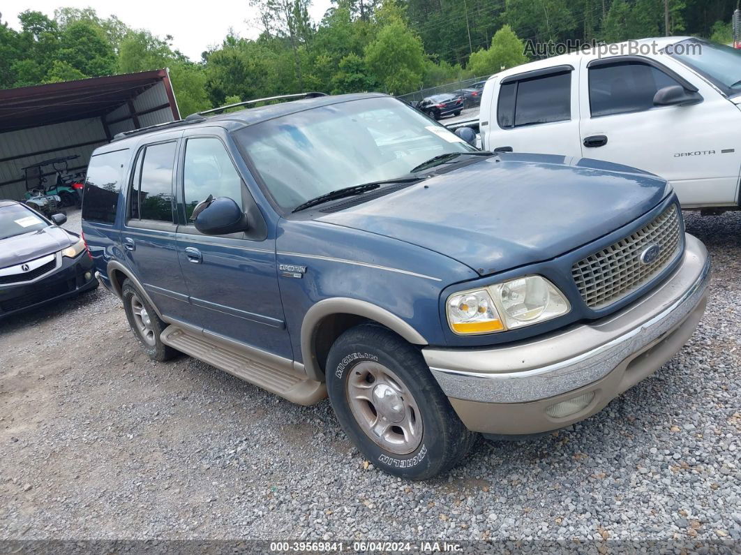 2000 Ford Expedition Eddie Bauer Navy vin: 1FMRU17L7YLA71722