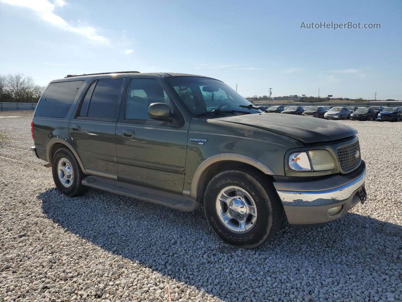 2000 Ford Expedition Eddie Bauer Green vin: 1FMRU17L7YLA93915