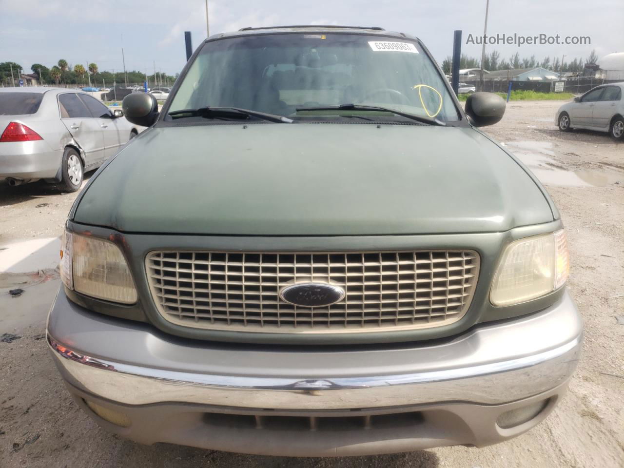 2001 Ford Expedition Eddie Bauer Green vin: 1FMRU17L81LA62744