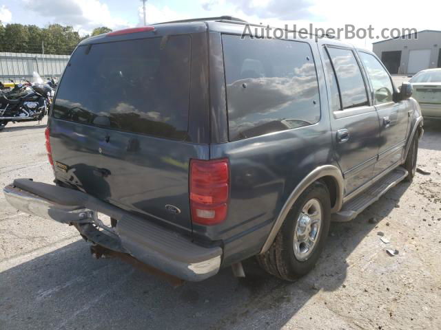 2000 Ford Expedition Eddie Bauer Blue vin: 1FMRU17L8YLB64376