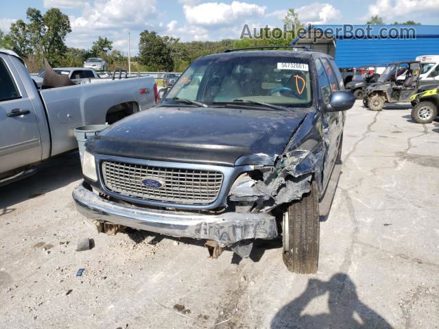 2000 Ford Expedition Eddie Bauer Blue vin: 1FMRU17L8YLB64376