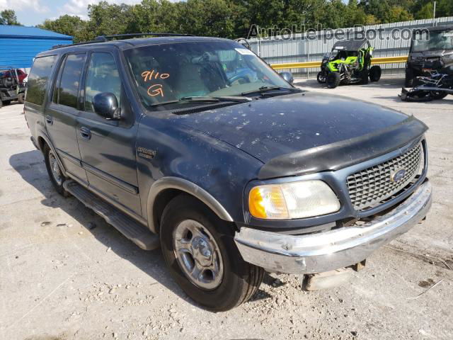 2000 Ford Expedition Eddie Bauer Blue vin: 1FMRU17L8YLB64376