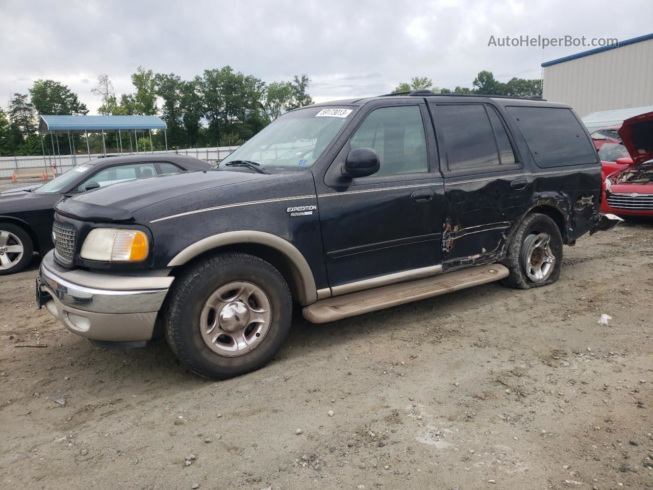 2000 Ford Expedition Eddie Bauer Black vin: 1FMRU17L8YLC00177