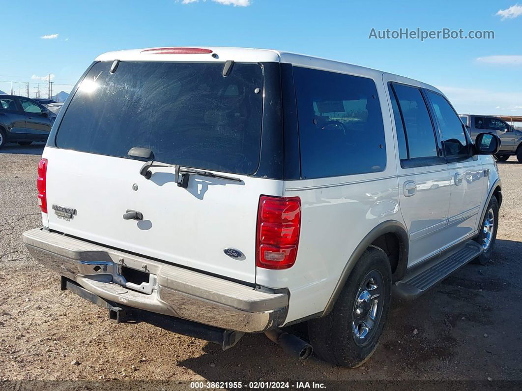 2001 Ford Expedition Eddie Bauer White vin: 1FMRU17L91LA71016