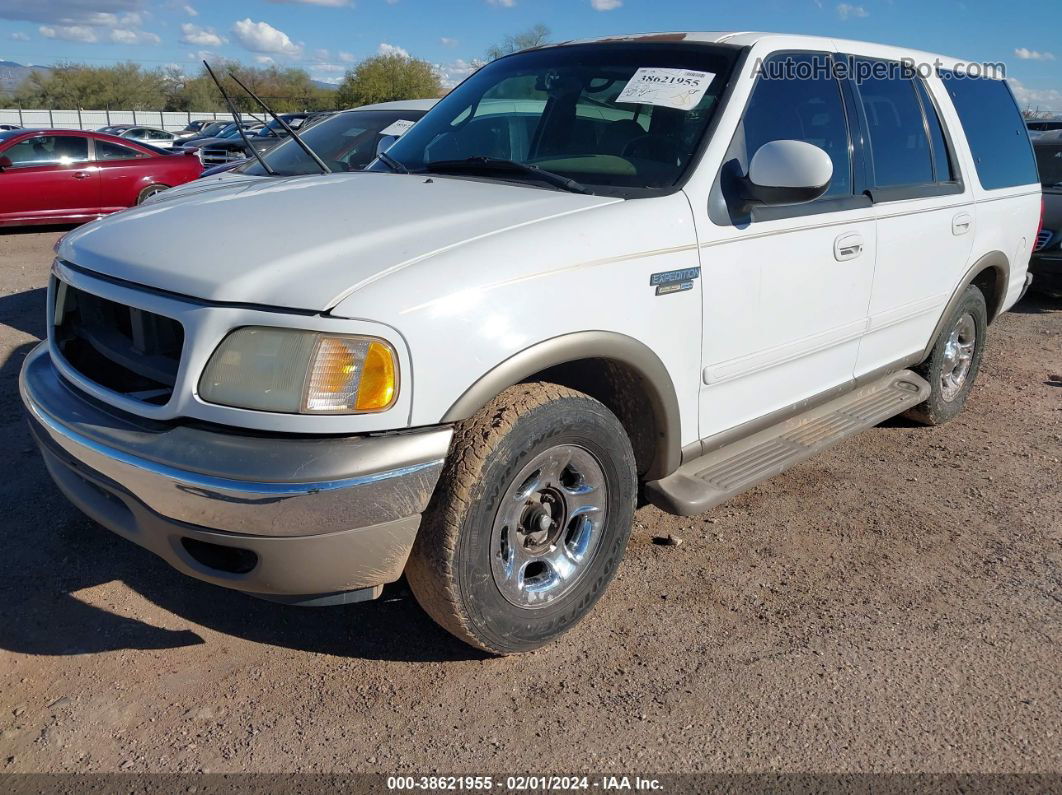 2001 Ford Expedition Eddie Bauer White vin: 1FMRU17L91LA71016