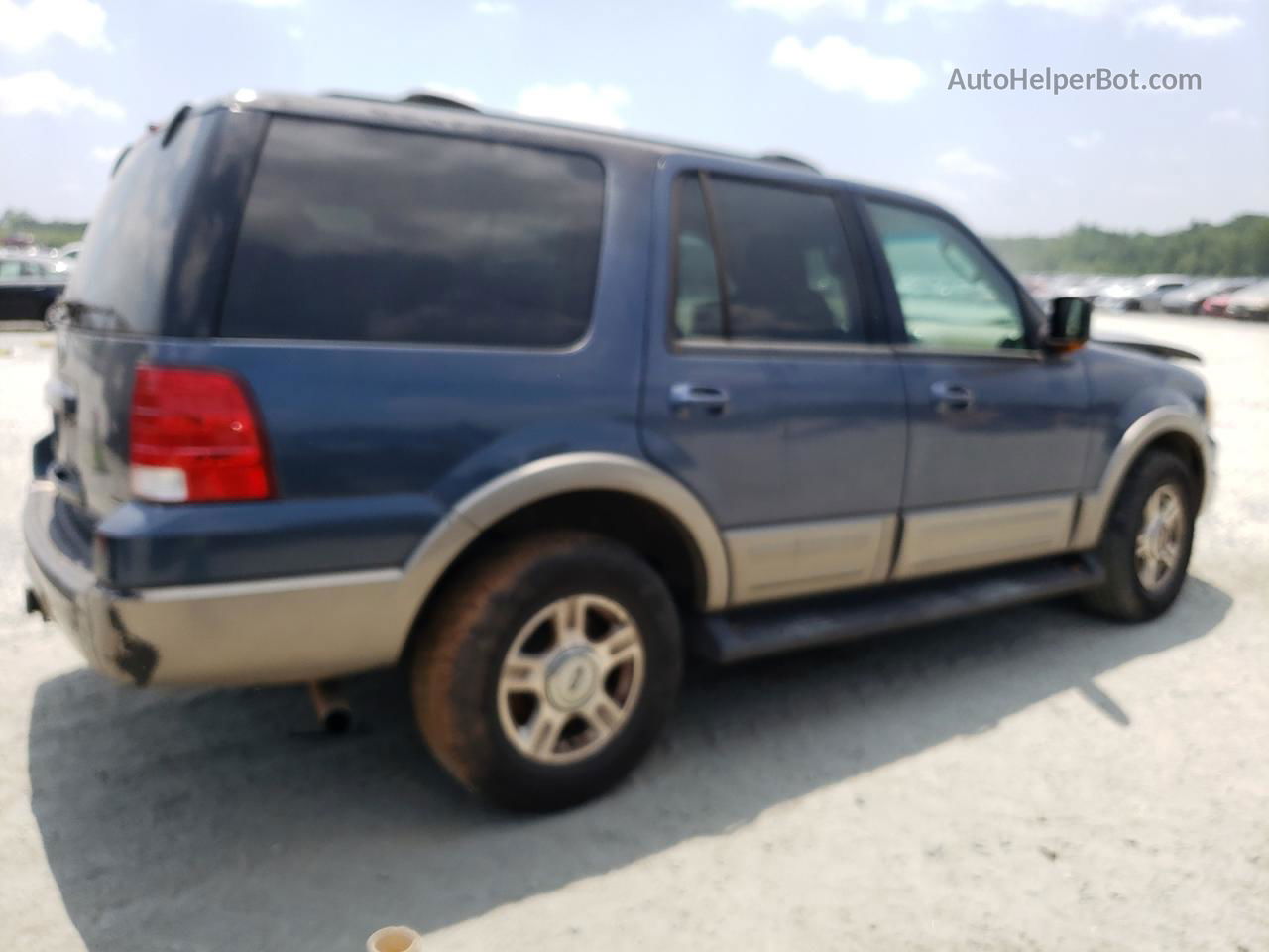 2003 Ford Expedition Eddie Bauer Blue vin: 1FMRU17L93LA33269