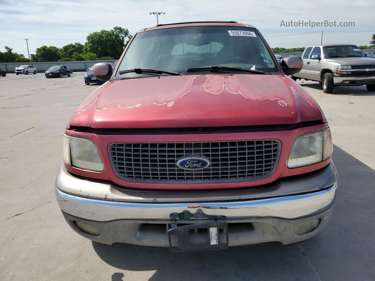 2000 Ford Expedition Eddie Bauer Red vin: 1FMRU17L9YLB96706