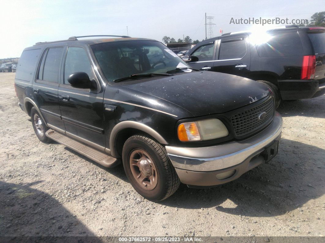 2001 Ford Expedition Eddie Bauer Black vin: 1FMRU17LX1LB33992