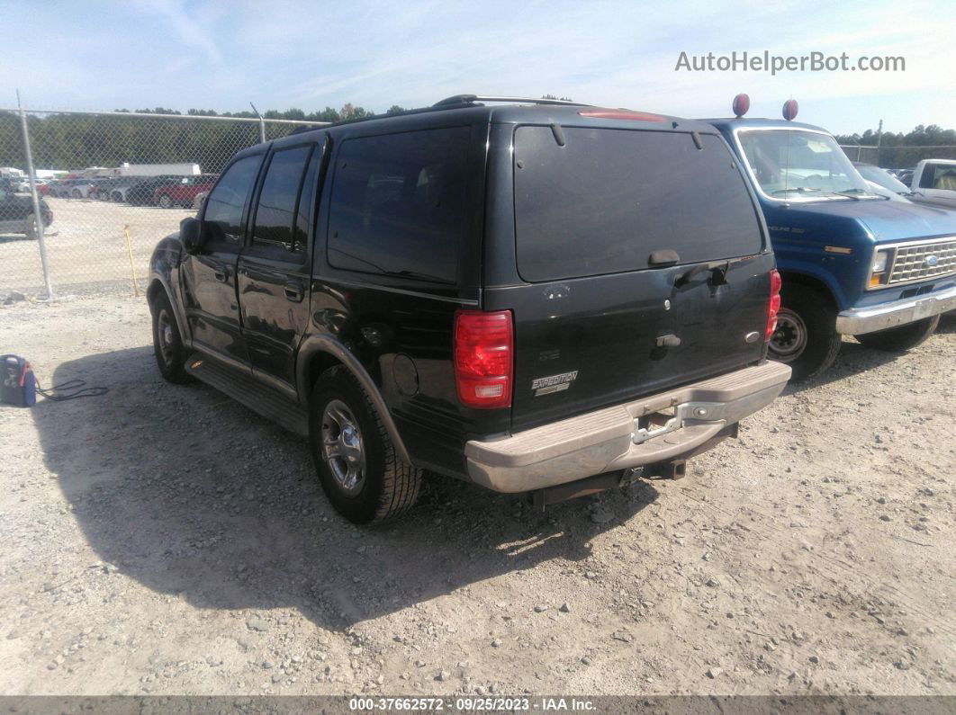 2001 Ford Expedition Eddie Bauer Black vin: 1FMRU17LX1LB33992