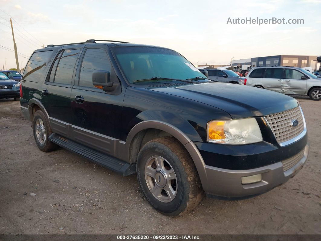 2003 Ford Expedition Eddie Bauer Black vin: 1FMRU17LX3LA34401