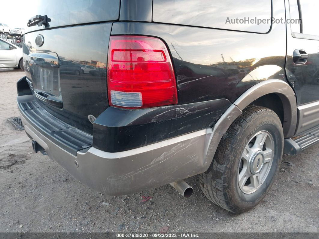 2003 Ford Expedition Eddie Bauer Black vin: 1FMRU17LX3LA34401