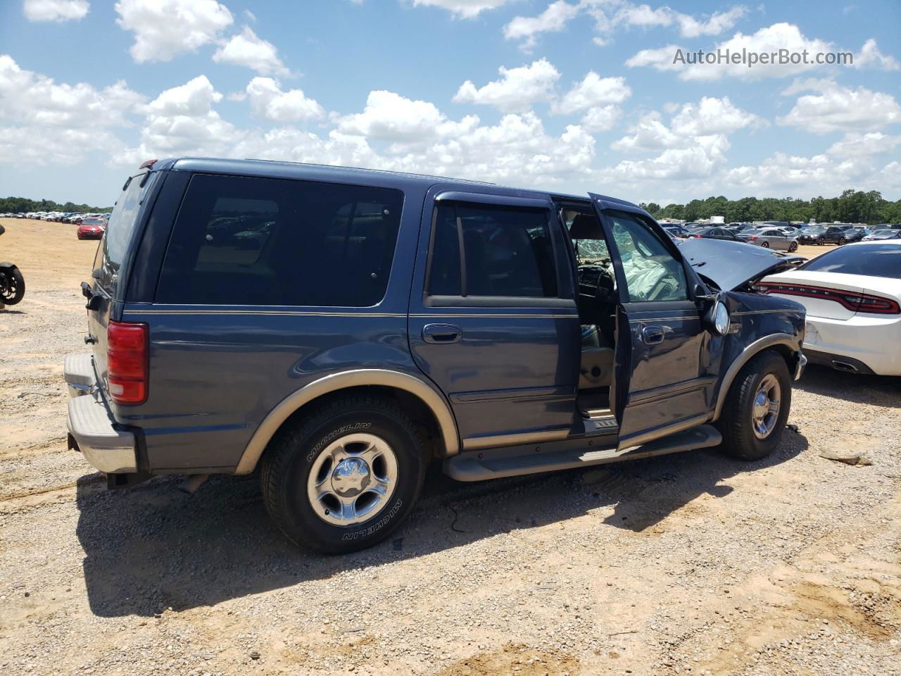 2000 Ford Expedition Eddie Bauer Blue vin: 1FMRU17LXYLB63990