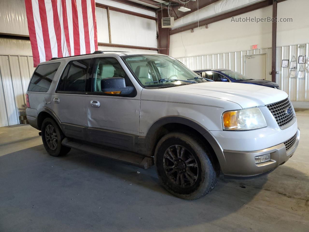 2003 Ford Expedition Eddie Bauer White vin: 1FMRU17W03LB67811