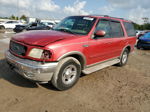 2001 Ford Expedition Eddie Bauer Red vin: 1FMRU17W11LA87527