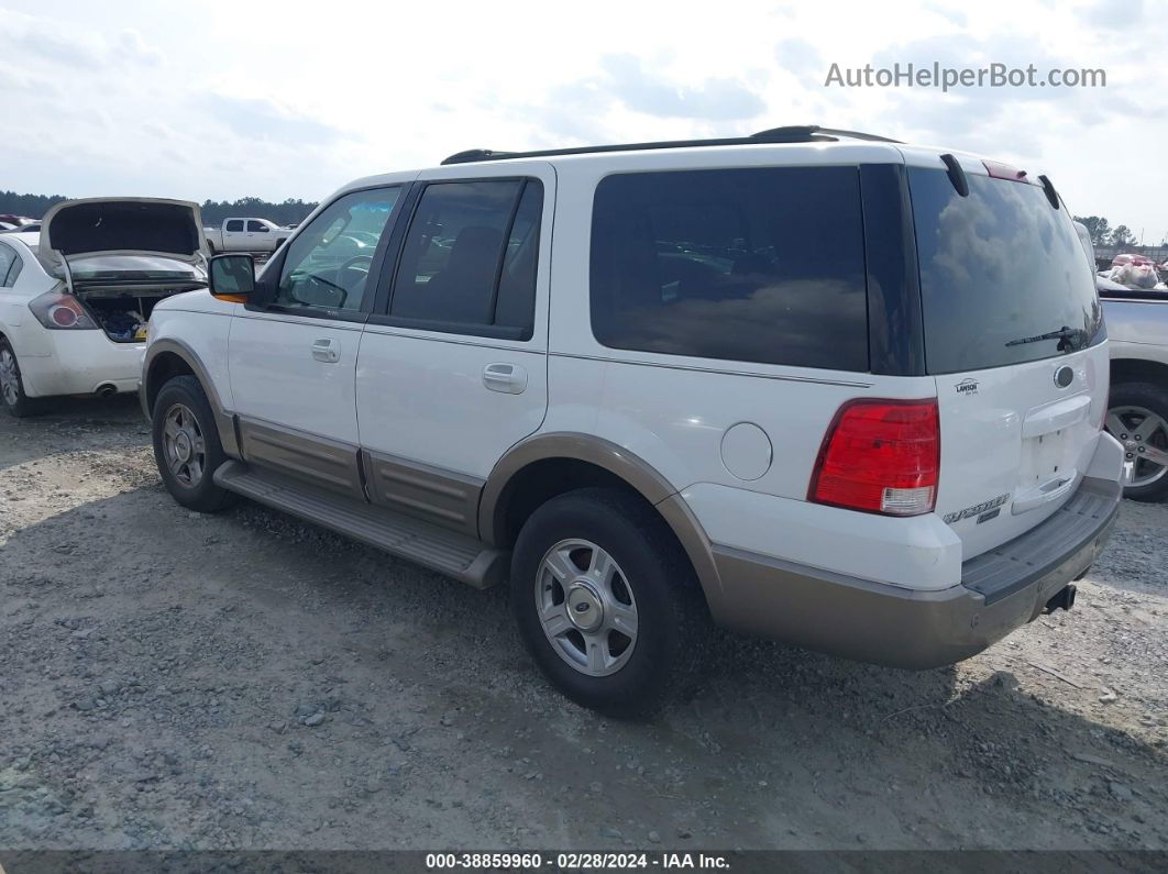 2003 Ford Expedition Eddie Bauer White vin: 1FMRU17W13LB73858