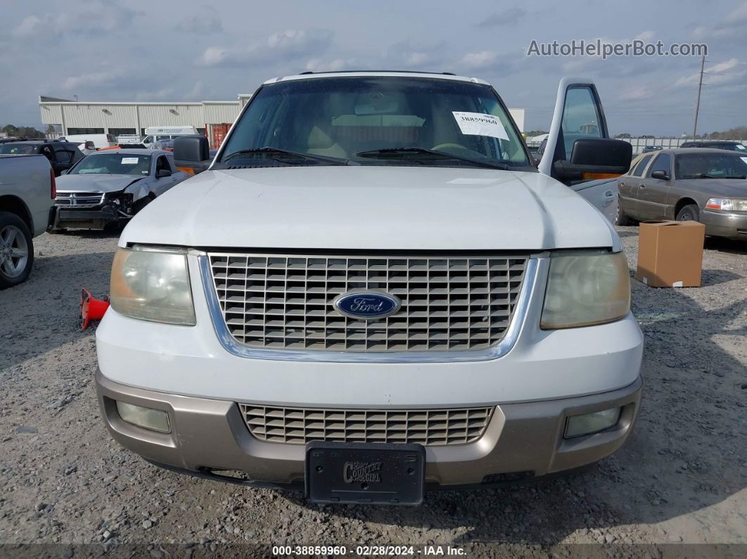 2003 Ford Expedition Eddie Bauer White vin: 1FMRU17W13LB73858