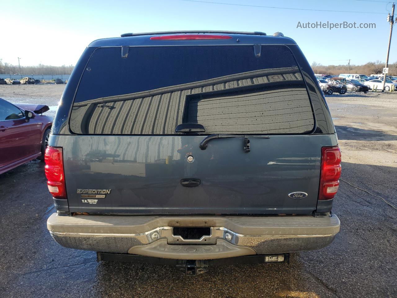 2001 Ford Expedition Eddie Bauer Blue vin: 1FMRU17W41LA22042